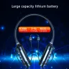 헤드폰 TWS DRAADLOZE BLUETOOTH 5.2 OORTELEFOUN MAGNETISCHE NEKBAND HOOFDTELEFOON IPX5 WATERDICHTE SPORT RUNMENT HEADSET MET MICROFOUN 600