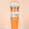 20 oz 30 oz multicolore portable football rugby père noël gobelets en acier inoxydable tasses couvercle et paille tasses de voiture bouteilles d'eau isolées sous vide