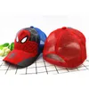 Barn baseball cap tecknad spindel design hatt utomhus cap pojke hip hopp monterade mössa för barn barn dhl gratis