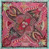 Foulards 2024 Mode Femmes Écharpe Paisley Hijab Sergé Soie Châle Écharpes Pour Dames Foulard Carré Head Wraps