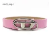 Designer Diesal Belt Fashion New D Letter Oval Metal Snap Buckle for Men and Women Versatile Decorative Fashion Matching Disel Fashionable 417