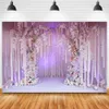 Hochzeitsfeier Dekoration Pocall Backdrop Blumen Wand Blumenbaby Geburtstagsprograry Hintergrund für PO Studio Pophone 240219