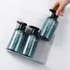 Bottiglie di stoccaggio Set di bottiglie per dispenser di sapone liquido Shampoo Gel doccia Lavaggio del corpo Viaggi all'aperto Vuoto 500 ml 3 pezzi