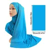 Vêtements ethniques 1pc Écharpe coton modale Long Malaysia Rhingestone Head Craquins Femmes Muslim Arabe Hijab Headwrap châles STODES