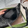 Sac à bandoulière en Denim noir pour femmes, sac à main de mode G, sac de luxe classique Vintage avec sangle en cuir, bourse de stylistes