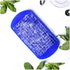 Barverktyg Sile Ice Cube Tray 160 Grids Square Summer Diy Fruit Maker Cold Drink Mold Drop Delivery Home Garden Kitchen Dining Barware DHI7U