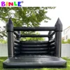 4.5x4.5m (15x15ft) full PVC wholesale Magic black inflatable wedding bounce house white bouncy castles for parties from China factory
