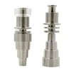 Electric Domeless Titanium Nail 10mm 14mm 18mm Joint GR2 with Quartz Dish Glass Hookah Pipes Dab Rigs Wax Oil Tools ZZ