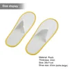 Bath Accessory Set 10Pairs Disposable Slippers El Polar Fleece Travel Gatherings Home Furnishings And Guest