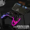 Gamepads Bluetooth Joystick Game kontroler rgb kolorowy gamePad przezroczystości dla Nintendo Switch MFI iOS Android Smartfon