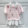 Marka dziewczyna spódnica Summer Baby Polo Sukienka Rozmiar 100-160 Designer Ubrania Fakie