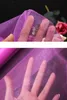 25m x 29 cm Sheer organza Roll Tiul Creektowa tkanina Sashes Bow Stów Runner Swag DIY na przyjęcie urodzinowe Dekoracja