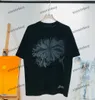 Xinxinbuy Мужская дизайнерская футболка 2024 точек тыква с буквенным принтом 1854 с коротким рукавом хлопок женская Серый черный белый S-XL