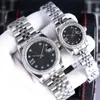 2024 nova série Datejust casal par relógio super impermeável vidro de safira luminoso original importado 8215 movimento automático feminino t diâmetro 36mm feminino 28mm