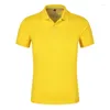 Men's Polos Custom LOGO Polo Shirt Men Women Summer Short Sleeved Solid Color Fashion Business Casual DIY Male T-shirts S-4XL