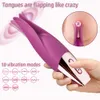Meiqi Santé et produits sexuels longue langue Licking Clitoral Tapping Vibrateur Private Orgasmic Masturbation Tool 231129