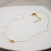 Collane con ciondolo Collana in acciaio inossidabile con perle naturali dolci per le donne Moda squisita catena a forma di cuore con clavicola Regali di gioielli coreani