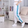 Pants High Waist Cargo Pants Women White Patchwork Hip Hop Harem Loose Pants Long Trousers Soprt Black Female Trousers Vetement Femme