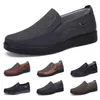 nuova moda classica casual primavera e autunno scarpe estive scarpe da uomo scarpe basse business suola morbida scarpe scivolose suola piatta scarpe di cotone da uomo-2