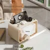 Tissue Boxes Napkins Tissue Box Household Living Room All-In-One Multi-Function Remote Control Sundry Compartment Organizer Can Do Cell Phone Holder Q240222