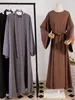 Etniska kläder Ramadan Abaya Dubai Turkiet Muslim Islam Saudiarabien Modig klänning Kebaya Afrikanska klänningar Abayas för kvinnor Robe Femme