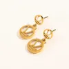Designer Ohrringe Marke Brief Gold Ohrring Mode Luxus Ohrring Schmuck Frauen Zubehör