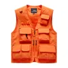 And Workwear Men's Spring Autumn Multiple Pockets, Pographer Fishing Tactics Vest, Summer Director's Vest 782536