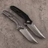 New A2258 High End Flipper Folding Knife M390 Satin Tanto Point Blade CNC TC4 Titanium Alloy Handle Outdoor EDC Pocket Fast Open Folder Knives