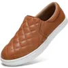 STQ Lefu Memory Foam Slip-on-sneakers voor dames, comfortabele herfstschoenen