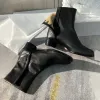 Martin Mm6 ny stil kvinnliga män ankel tabi svarta stövlar utomhus resor mode vinter snö promenad gåva äkta läder split toe booties lyxdesigner casual skor