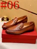 40 Modello Uomo Designer Abito lussuoso Scarpe in pelle Slip on Pelle verniciata Uomo Casual Scarpe Oxford Mocassino Glitter Calzature maschili Scarpe a punta per uomo Taglia 38-46