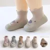 Baby Socks Shoes Infant Cute Cartoon Boy Girl Shoes Soft Rubber Sole Child Floor Sneaker BeBe Booties Toddler Girls First Walker 240220