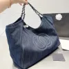 Дизайнерская джинсовая сумка, парусиновая сумка, пляжная сумка, сумка через плечо, сумка-тоут