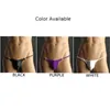 Underpants Men'S Low-Rise G-String Underwear T-Back Briefs Sexy Micro Thong Comfy Polyamide/Nylon Panties