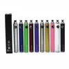 EGO-C EVOD Twist Battery 650mAh 900mAh 1100mAh 1300mAh Vape Pen Battery E Cigarettbatterier 510 Trådning 10 färger för atomizer förångare