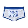 Underpants Sexy Underwear Men Pocket Men's Panties Boxers Hombre Ropa Interior Calzoncillos Letter Briefs Boxer Shorts