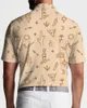 Polos masculinos Western Vibes Polo Camisetas Art Print Trending Camisa Verão Manga Curta Roupas Personalizadas