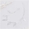 Charm Armbänder 9 Designs 925 Sterling Silber Armbänder für Frauen Mädchen Mode Charm Armreif Kreuz Schmetterling Stern Herz Glocke Kugel Blatt Dhjgl