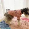 Designerski ubrania pies marka psa odzież Luksusowe psy z klasyczną literą miękką bawełnianą koszulę zwierząt domowych na wiosenny letni druk Szczeniak dla małych psów xl a619