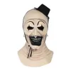 Masques de fête Joker Latex Masque Terrifier Art Le Clown Cosplay Horreur Fl Visage Casque Halloween Couvre-chef 230601 Drop Livraison Accueil Gard Dhmaz