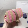 Дизайнерская сумка-тоут Плетеная пляжная сумка Сумка-хобо под мышками Сумка из соломенной ткани Сумка на плечо