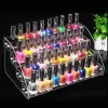 Mouldings Tattoo Ink Display Stand 4tier Clear Holder Ink Acrylic Display Stand Organizer for Tattoo Inks Nail Polish Bottles