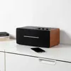 Wireless per desktop con uscita subwoofer con custodia in legno D12 Stereo da tavolo Bluetooth RCA con altoparlante ausiliario 1RPG0