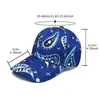 Visors Men Womens Plain Cotton Adjustable Paisleys Printed Low Baseball Hat Breathable Sunshades