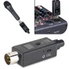 Adattatore di microfoni wireless del mixer Adattatore di sistema microfono wireless Adattatore Wireless Mic System Adattatore U3 Ricevitore del trasmettitore del sistema microfono per mixer audio