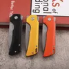 A2267 High End Flipper Knife 14C28N Stone Wash Tanto Point Blade CNC G10 Handle Ball Bearing Fast Open EDC Pocket Knives
