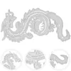 Bottiglie di stoccaggio Drago Die Cut Fustelle in metallo cinese Fai da te Goffratura Stencil Template Scrapbooking Card Making Po Album