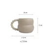 Tumblers Creatieve Keramische Mok Leuke Koffiekop Nordic Home Decor Handgemaakte Kunst Melk Thee Drinkwaren Gepersonaliseerde 240130 Drop Delivery Ga Dh62J