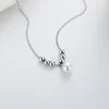 Anhänger Halsketten 2024 Mode Schöne Einfachheit Große Perle Sechs Glück Perlen Halskette Für Frau Mädchen Geschenk