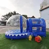 Tenten En Schuilplaatsen 10ft/13ft Opblaasbare Sneeuwbol Transparante Bubble Tent Met Gedrukte Achtergrond Blower Pomp Kerst Decoratie